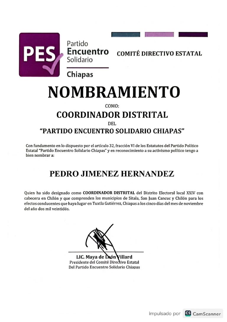 nombramiento
